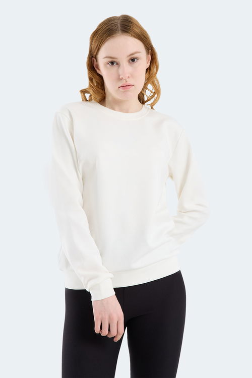 Slazenger KRISTIA I Kadın Ekru Sweatshırt
