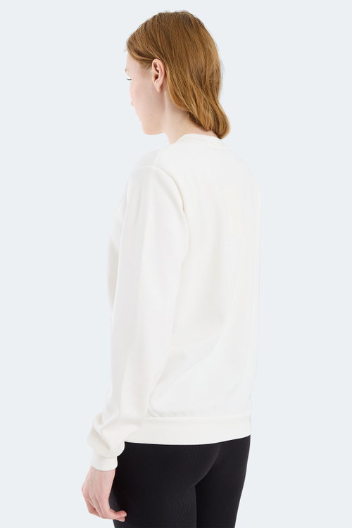 Slazenger KRISTIA I Kadın Ekru Sweatshırt