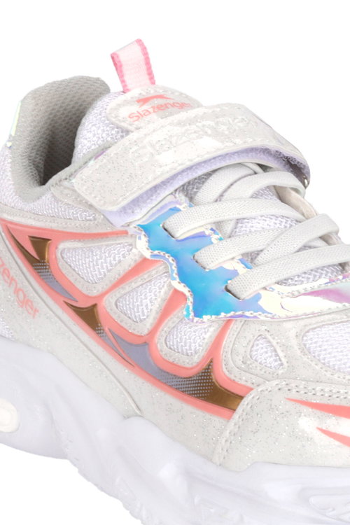Slazenger KUFA I Kız Çocuk Beyaz / Pembe Günlük Spor Ayakkabısı