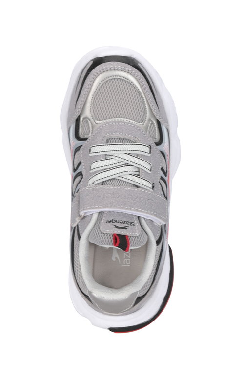Slazenger KUFA I Unisex Çocuk Gri / Siyah Günlük Spor Ayakkabısı