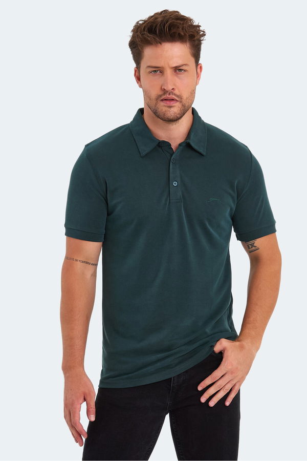 Slazenger KUGGA Erkek Tişört Koyu Yeşil
