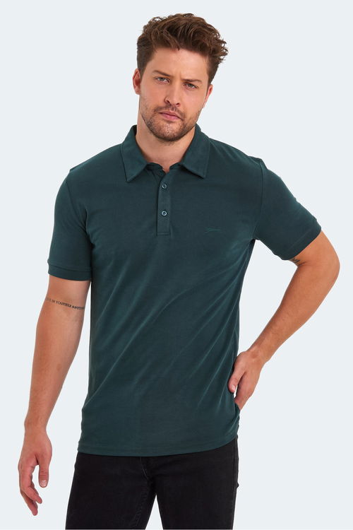 Slazenger KUGGA Erkek Koyu Yeşil Tişört