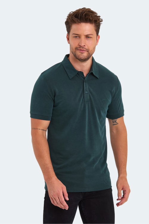 Slazenger KUGGA Erkek Koyu Yeşil Tişört