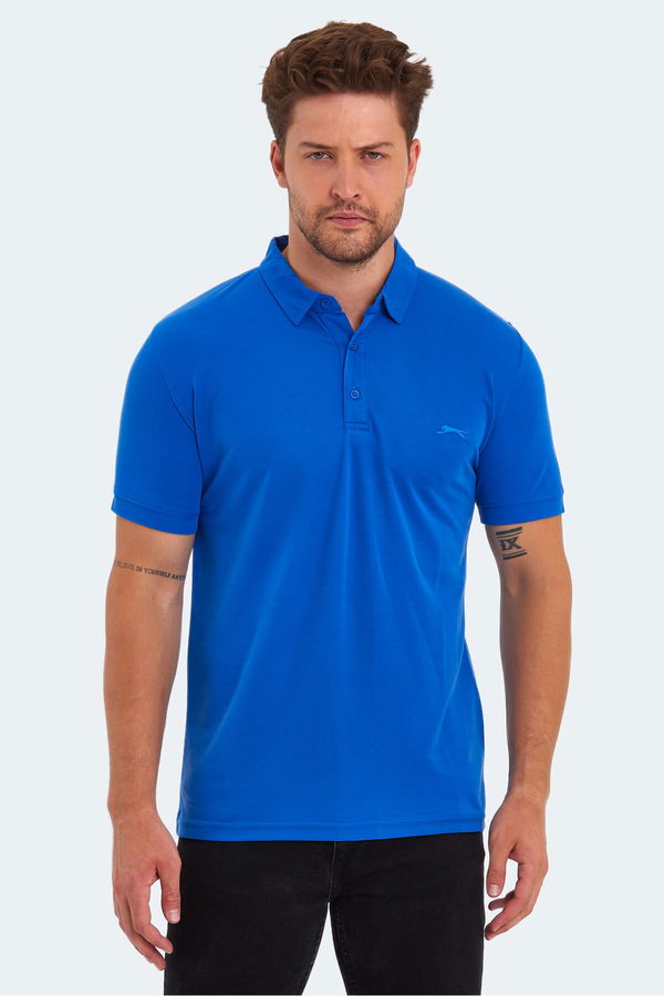 Slazenger KUGGA Erkek Tişört Saks Mavi