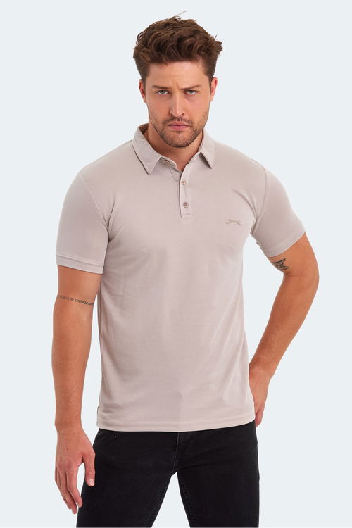 Slazenger KUGGA Erkek Taş Gri Tişört