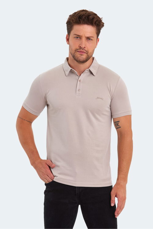 Slazenger KUGGA Erkek Taş Gri Tişört