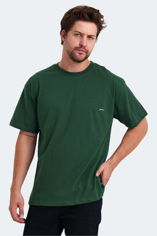 Slazenger KULANA 3 LÜ SET Erkek Saks mavi / Yeşil / Kırmızı Tişört