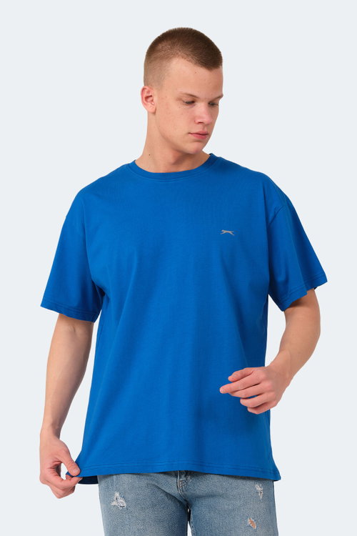 Slazenger KULANA 3 LÜ SET Erkek Saks mavi / Yeşil / Kırmızı Tişört