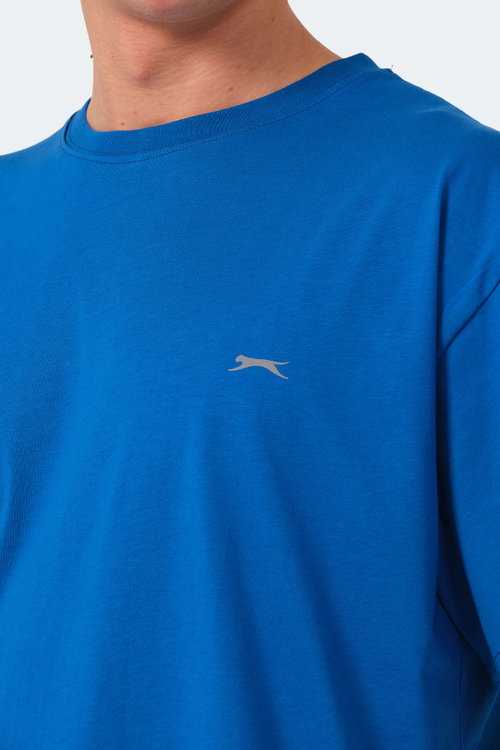 Slazenger KULANA 3 LÜ SET Erkek Saks mavi / Yeşil / Kırmızı Tişört