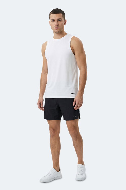 Slazenger KULAP Erkek Kolsuz Beyaz Tişört