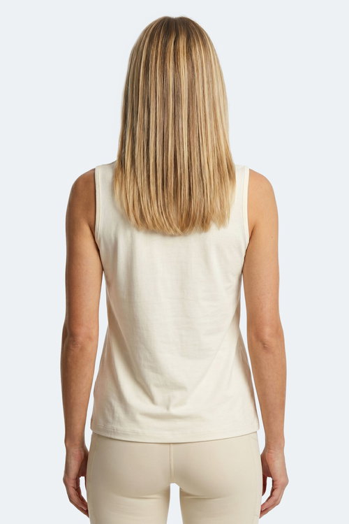 Slazenger KUNDE Kadın Kolsuz Ekru Atlet