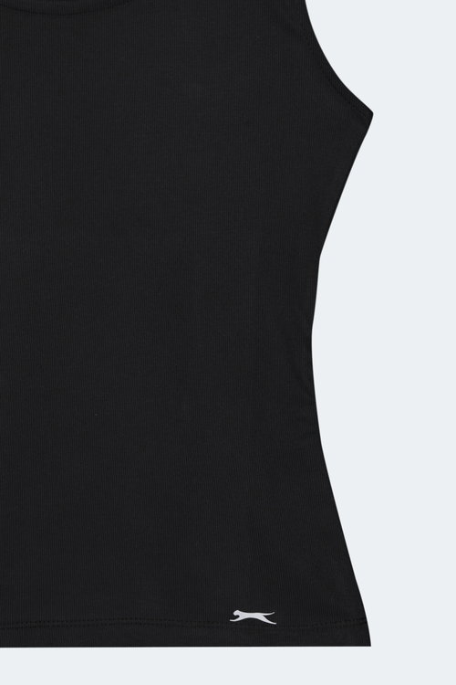Slazenger KUNDE Kadın Kolsuz Siyah Atlet