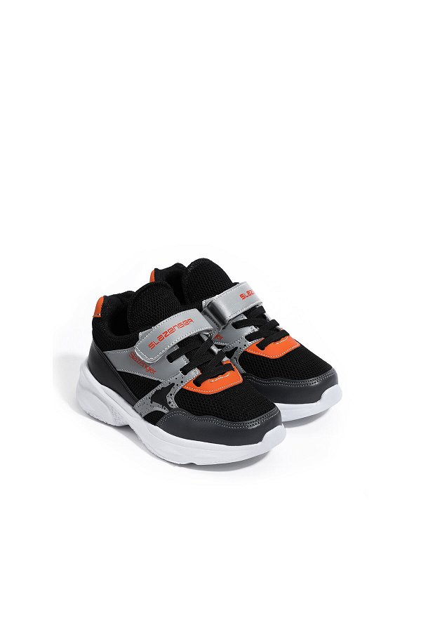 Slazenger KUNTI Sneaker Erkek Çocuk Ayakkabı Siyah / Gri