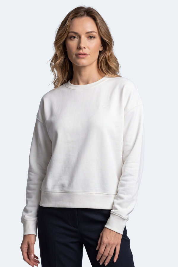 Slazenger KUNTO I Kadın Ekru Sweatshırt