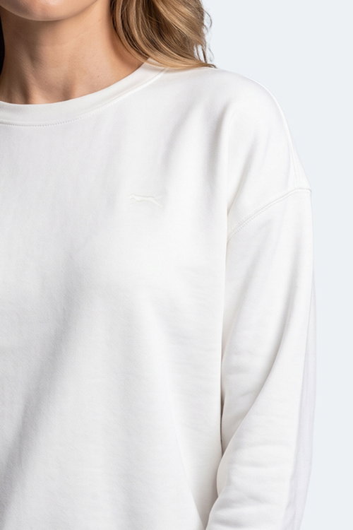 Slazenger KUNTO I Kadın Ekru Sweatshırt