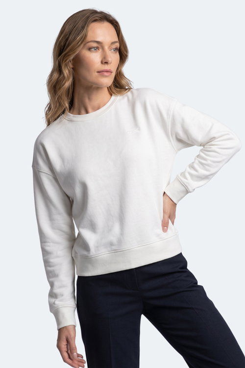 Slazenger KUNTO I Kadın Ekru Sweatshırt