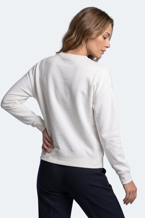 Slazenger KUNTO I Kadın Ekru Sweatshırt