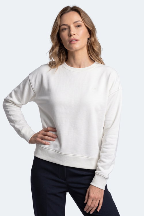 Slazenger KUNTO I Kadın Ekru Sweatshırt