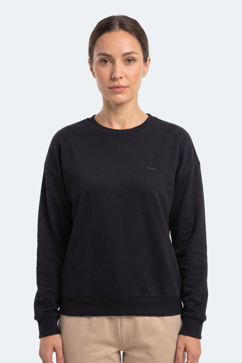 Slazenger KUNTO I Kadın Lacivert Sweatshırt