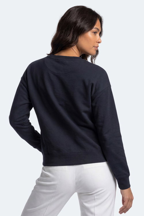 Slazenger KUNTO I Kadın Lacivert Sweatshırt