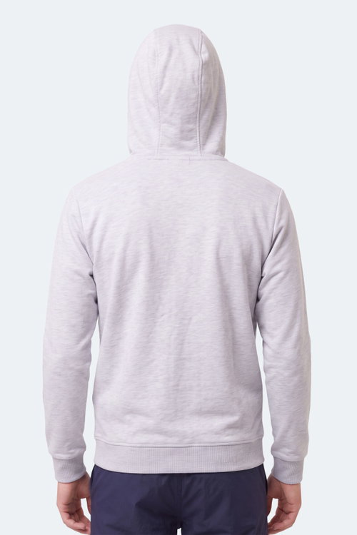 Slazenger KURTIS I Erkek Kapüşonlu Gri Sweatshırt