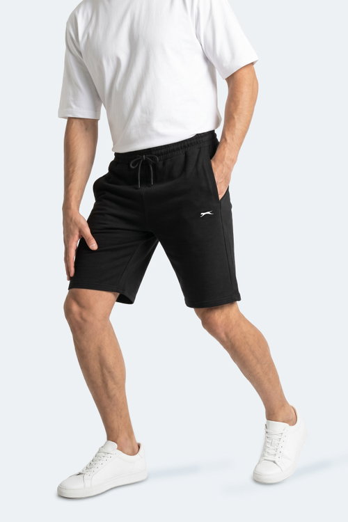Slazenger KUZMA IN Erkek Cepli Siyah Şort
