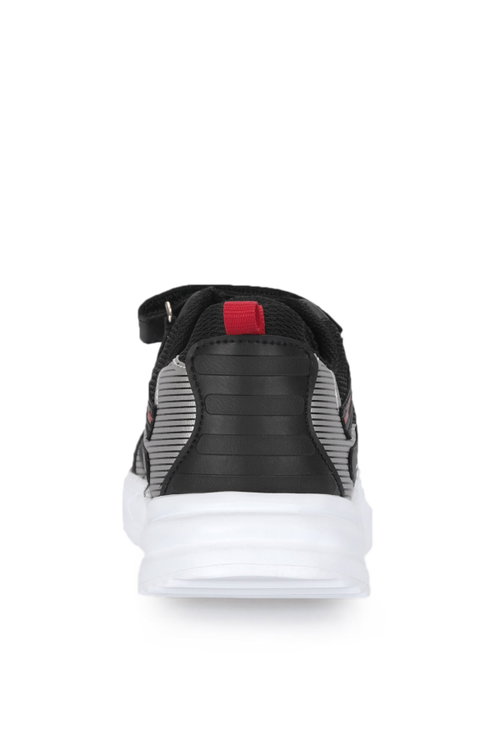 Slazenger KYRIE NEW F Erkek Çocuk Cırt Cırtlı Siyah / Kırmızı Günlük Spor Ayakkabısı