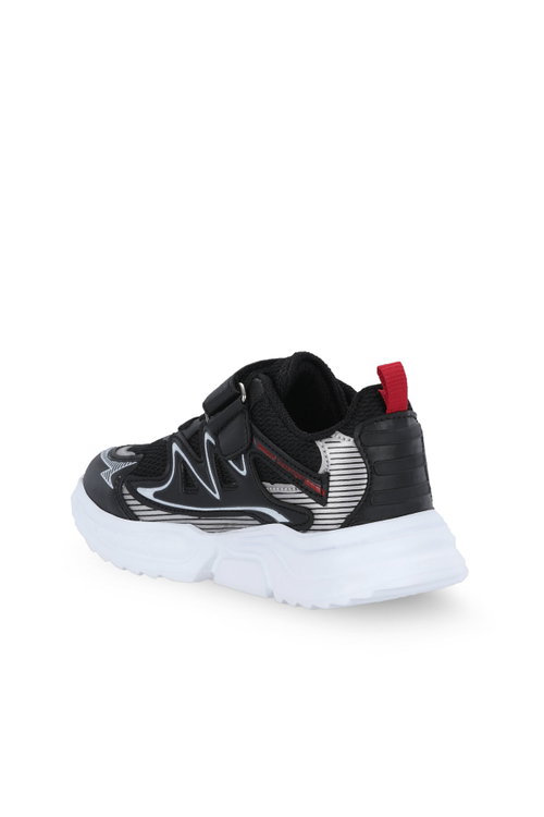 Slazenger KYRIE NEW P Unisex Çocuk Cırt Cırtlı Siyah / Kırmızı Günlük Spor Ayakkabısı