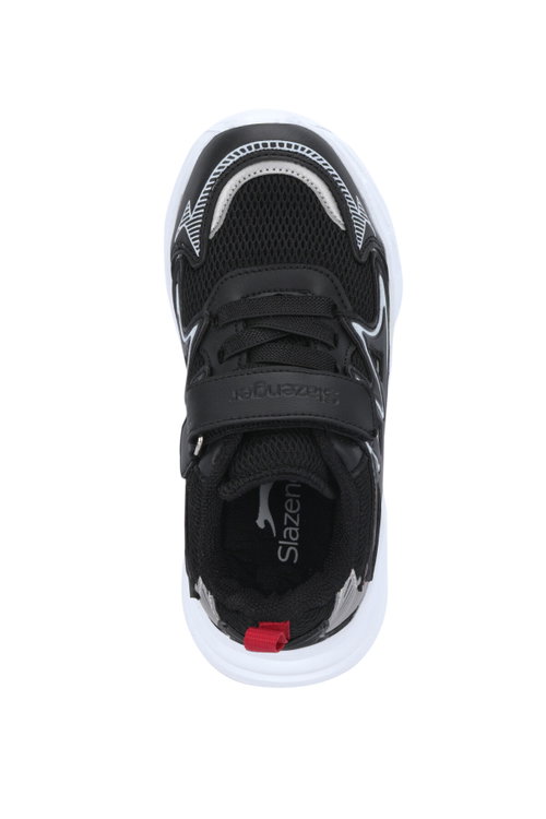 Slazenger KYRIE NEW P Unisex Çocuk Cırt Cırtlı Siyah / Kırmızı Günlük Spor Ayakkabısı