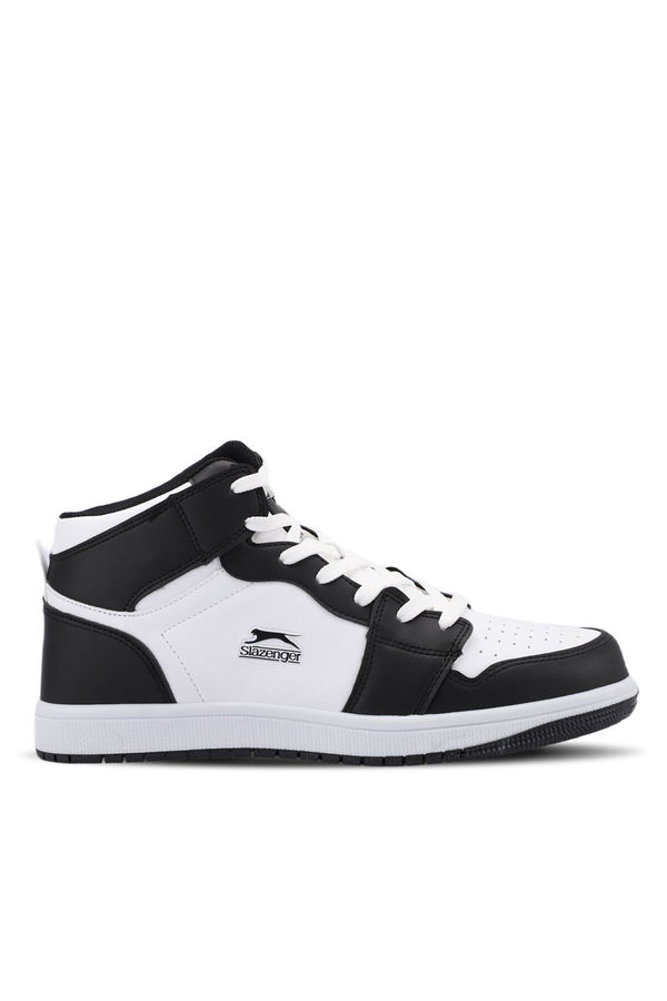 Slazenger LABOR HIGH Sneaker Erkek Ayakkabı Beyaz / Siyah