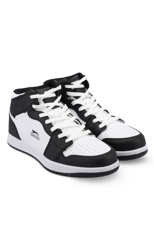 Slazenger LABOR HIGH Sneaker Erkek Ayakkabı Beyaz / Siyah