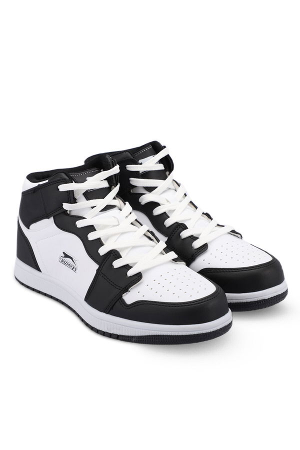 Slazenger LABOR HIGH Sneaker Erkek Ayakkabı Beyaz / Siyah