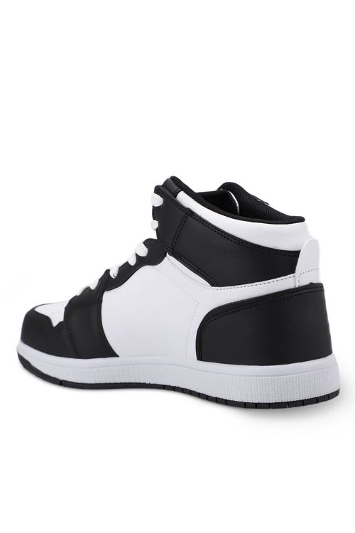 Slazenger LABOR HIGH Sneaker Erkek Ayakkabı Beyaz / Siyah