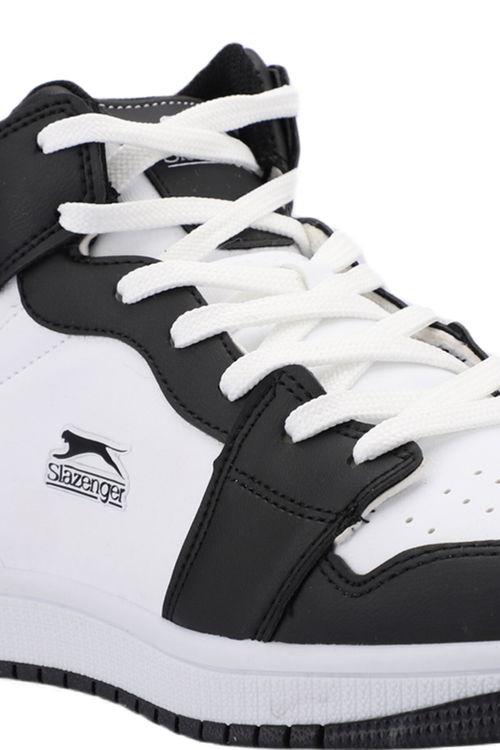 Slazenger LABOR HIGH Sneaker Erkek Ayakkabı Beyaz / Siyah