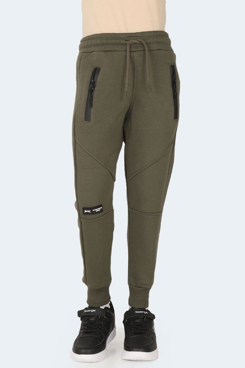 Slazenger LAMYA 2 li Set Unisex Çocuk Haki - Koyu Gri Eşofman Altı Slazenger LAMYA 2 li Set Unisex Çocuk Haki - Koyu Gri Eşofman Altı