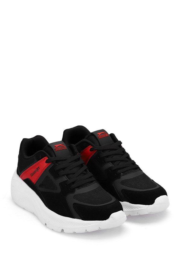 LAND Sneaker Erkek Ayakkabı Siyah / Kırmızı