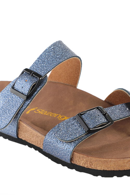 Slazenger LARA Kadın Parmak Arası Mavi Sim Terlik