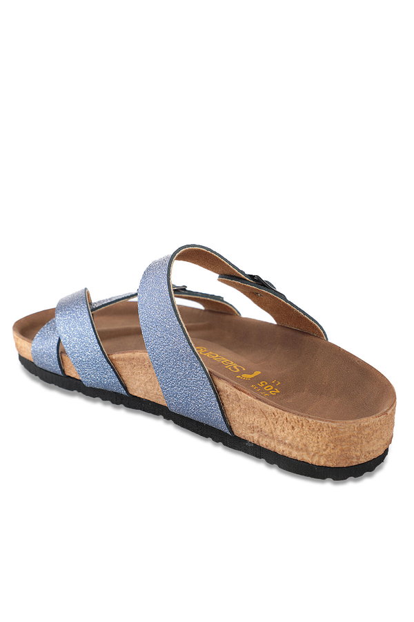 Slazenger LARA Kadın Parmak Arası Mavi Sim Terlik