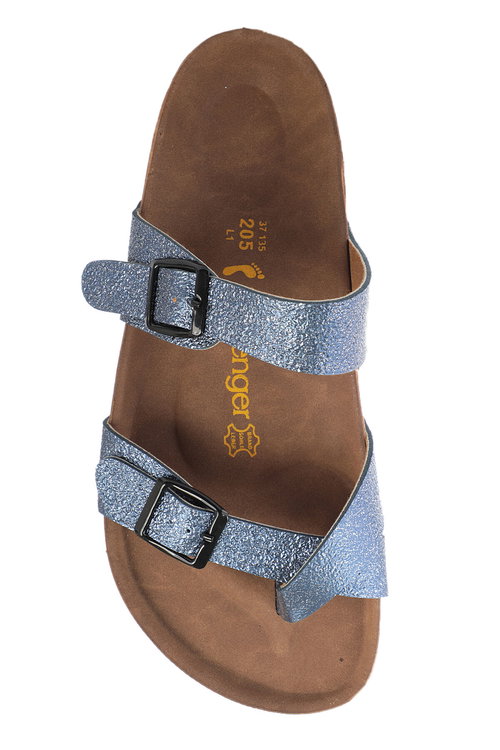 Slazenger LARA Kadın Parmak Arası Mavi Sim Terlik