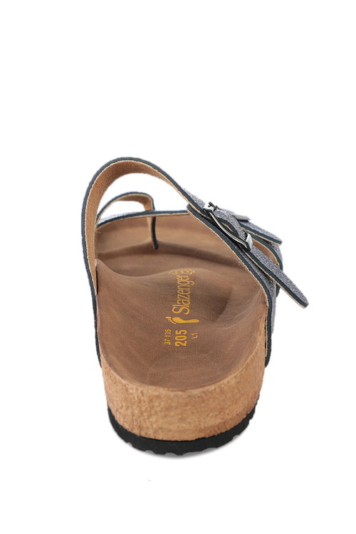 Slazenger LARA Kadın Parmak Arası Mavi Sim Terlik