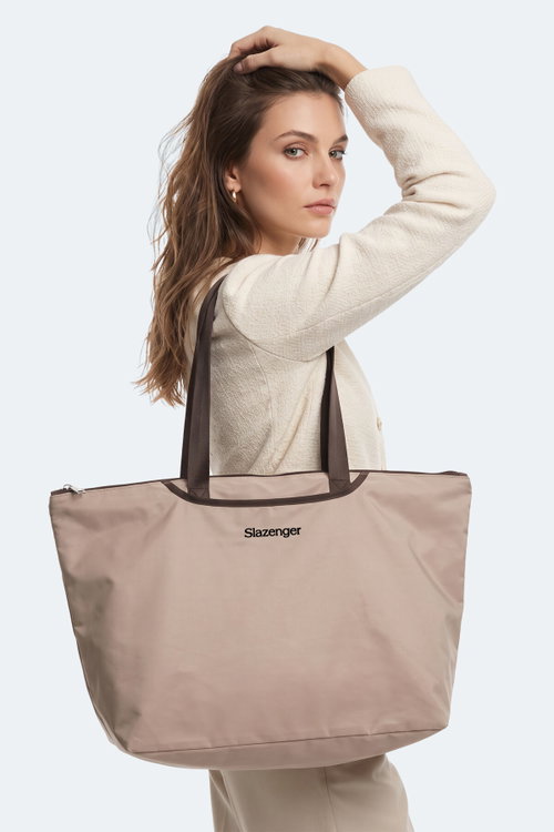 Slazenger LARKON I Unisex Bej Spor Çantası