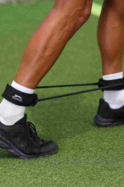 Slazenger Lateral Resistor Ankle Strap Heavy Unisex Siyah Pilates Aksesuarları