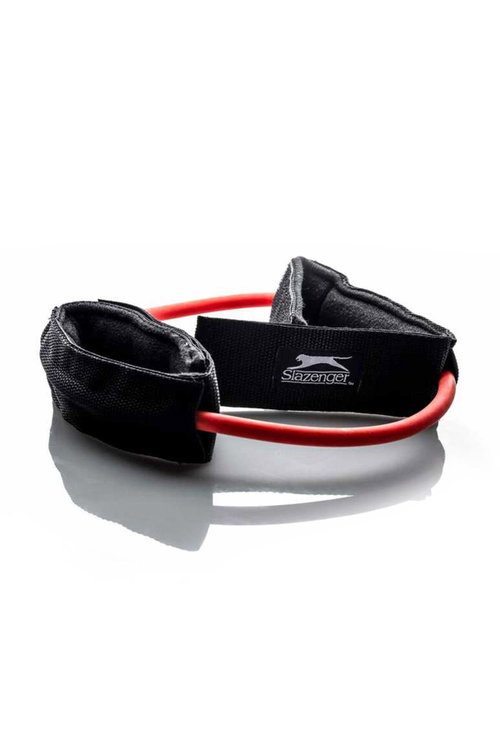 Slazenger Lateral Resistor Ankle Strap Medium Unisex Siyah / Kırmızı Pilates Aksesuarları