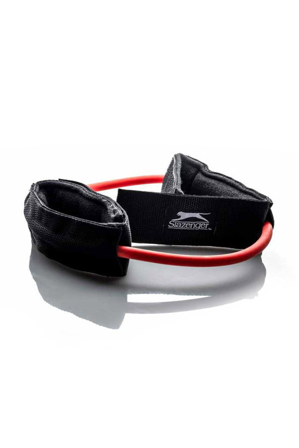 Slazenger Lateral Resistor Ankle Strap Medium Unisex Siyah / Kırmızı Pilates Aksesuarları