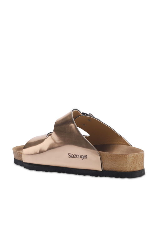 Slazenger LENS Kadın Gümüş Rugan Terlik