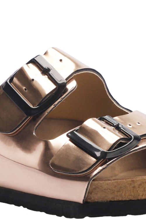 Slazenger LENS Kadın Gümüş Rugan Terlik