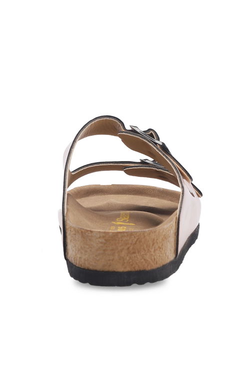 Slazenger LENS Kadın Gümüş Rugan Terlik