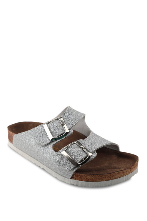 Slazenger LENS Kadın Gümüş Sim Terlik