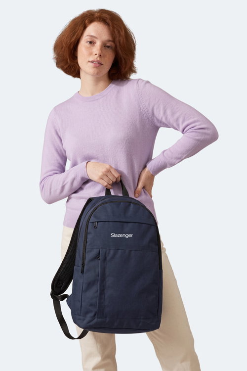Slazenger LEROY Unisex Lacivert Sırt Çantası