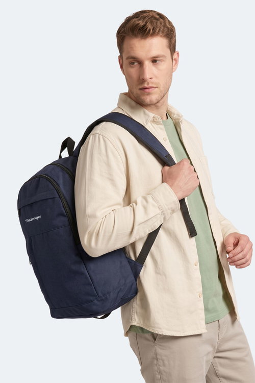 Slazenger LEROY Unisex Lacivert Sırt Çantası